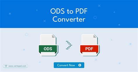 ODS to PDF converter .